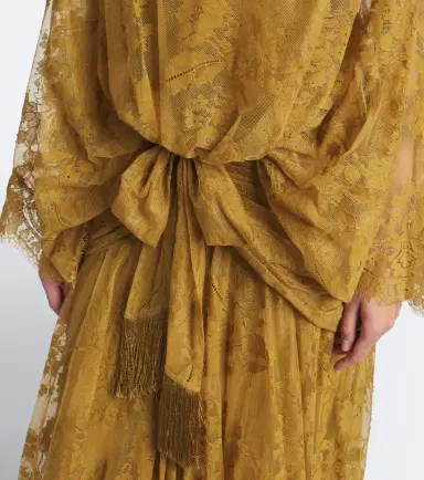 Zimmermann Ascent draped lace gown | Thumbnail 4 Zimmermann Ascent draped lace gown | Thumbnail 4