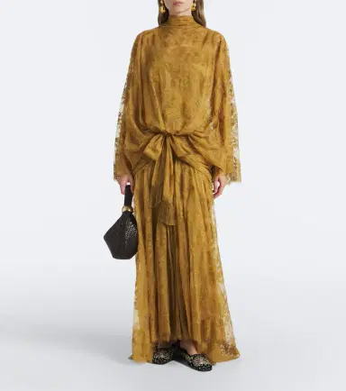 Zimmermann Ascent draped lace gown | Thumbnail 5 Zimmermann Ascent draped lace gown | Thumbnail 5