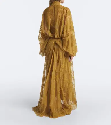 Zimmermann Ascent draped lace gown | Thumbnail 6 Zimmermann Ascent draped lace gown | Thumbnail 6