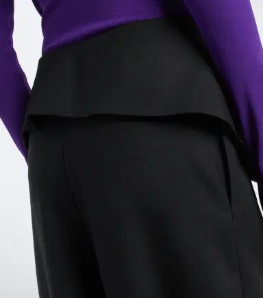 Loewe Draped wool wide-leg pants | Thumbnail 5 Loewe Draped wool wide-leg pants | Thumbnail 5