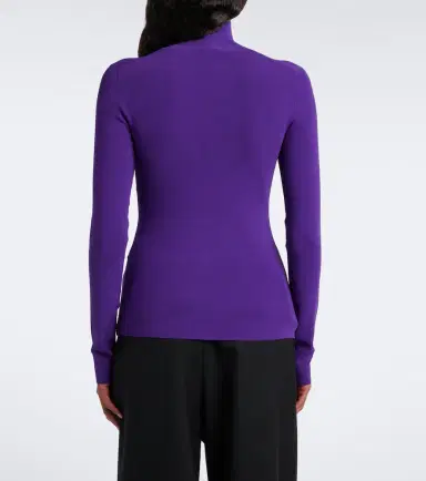 Loewe Double L jersey turtleneck top | Thumbnail 3 Loewe Double L jersey turtleneck top | Thumbnail 3