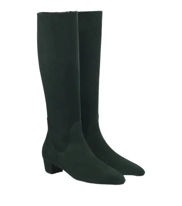 aeyde Yana suede knee-high boots