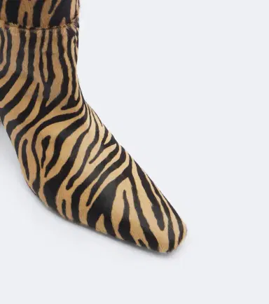 aeyde Silva zebra-print calf hair knee-high boots | Thumbnail 2