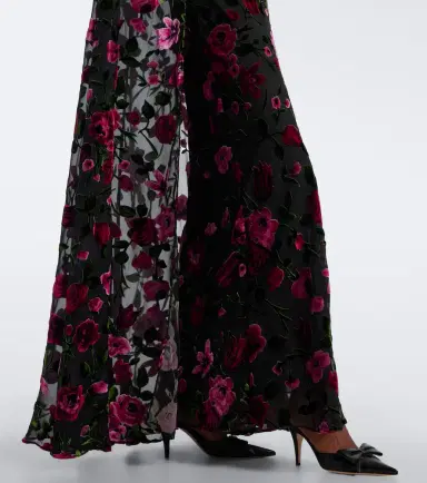 Rodarte Caped floral devoré velvet gown | Thumbnail 4 Rodarte Caped floral devoré velvet gown | Thumbnail 4
