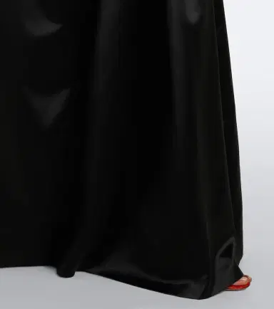 Dries Van Noten Draped printed silk satin gown | Thumbnail 2