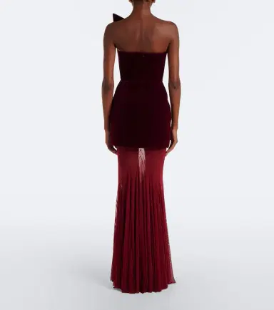 David Koma Velvet gown | Thumbnail 3