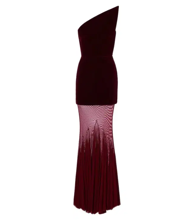David Koma Velvet gown