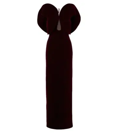 David Koma Velvet gown | Thumbnail 1