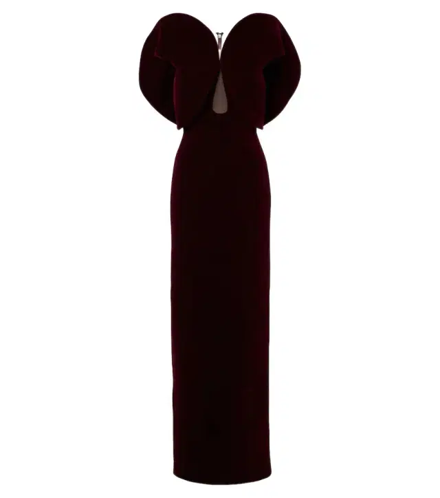 David Koma Velvet gown
