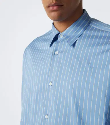 Auralee Striped cotton and silk shirt | Thumbnail 2