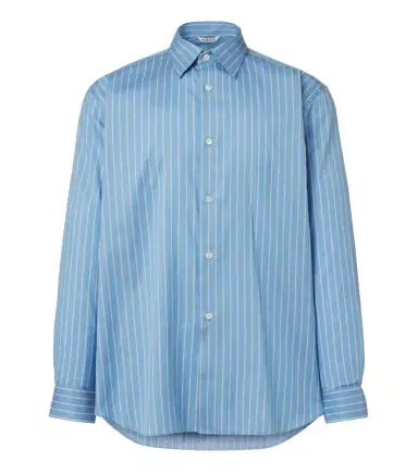 Auralee Striped cotton and silk shirt | Thumbnail 1
