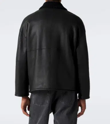 Auralee Reversible shearling jacket | Thumbnail 5