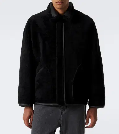 Auralee Reversible shearling jacket | Thumbnail 6