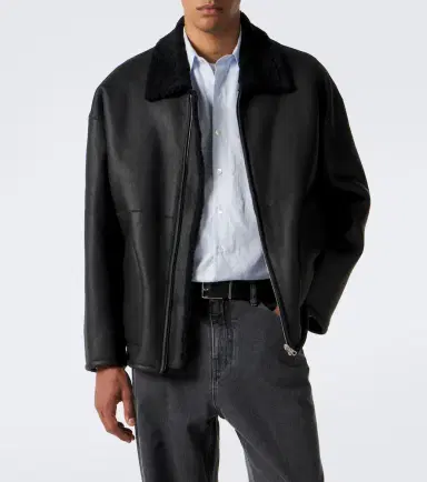 Auralee Reversible shearling jacket | Thumbnail 8