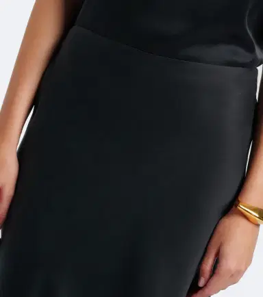 Velvet Kristin lace-trimmed silk maxi skirt | Thumbnail 2