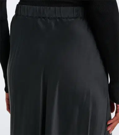 Velvet Kristin lace-trimmed silk maxi skirt | Thumbnail 3