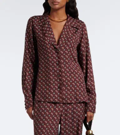 DÔEN Dôen Rania paisley silk-blend blouse | Thumbnail 2 DÔEN Dôen Rania paisley silk-blend blouse | Thumbnail 2