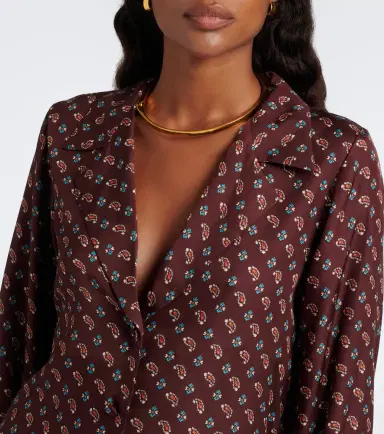 DÔEN Dôen Rania paisley silk-blend blouse | Thumbnail 5 DÔEN Dôen Rania paisley silk-blend blouse | Thumbnail 5