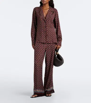 DÔEN Dôen Rania paisley silk-blend blouse | Thumbnail 6 DÔEN Dôen Rania paisley silk-blend blouse | Thumbnail 6