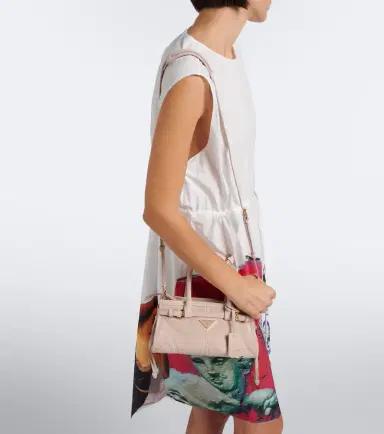 Prada Bonnie Mini suede top-handle bag | Thumbnail 5 Prada Bonnie Mini suede top-handle bag | Thumbnail 5