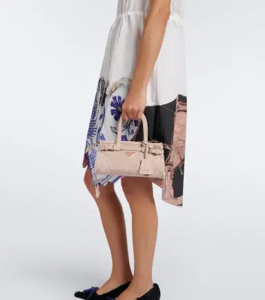 Prada Bonnie Mini suede top-handle bag | Thumbnail 7 Prada Bonnie Mini suede top-handle bag | Thumbnail 7