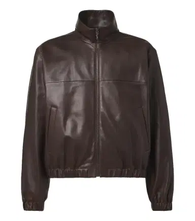 Saint Laurent Leather blouson jacket | Thumbnail 1 Saint Laurent Leather blouson jacket | Thumbnail 1