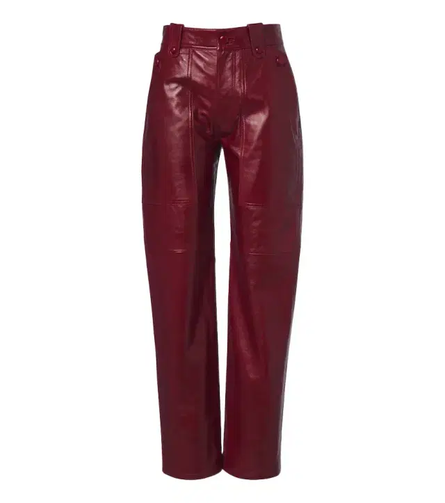 Isabel Marant Valka leather straight pants