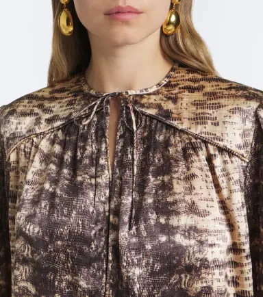 Isabel Marant Laraya snake-print silk satin blouse | Thumbnail 7 Isabel Marant Laraya snake-print silk satin blouse | Thumbnail 7