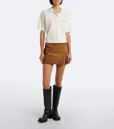Miu Miu Embroidered leather knee-high boots | Thumbnail 5 Miu Miu Embroidered leather knee-high boots | Thumbnail 5