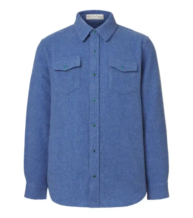 God’s True Cashmere Cashmere shirt with malachites