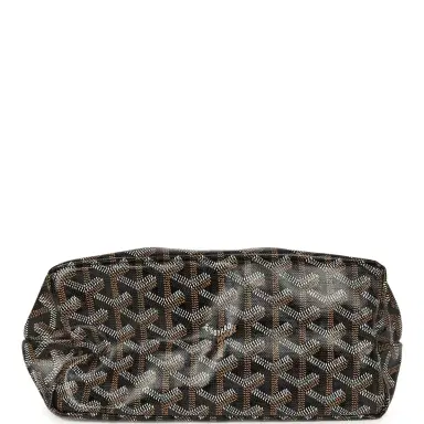 goyard Goyard Goyardine Black Boheme Mini Hobo Bag Palladium Hardware | Thumbnail 6