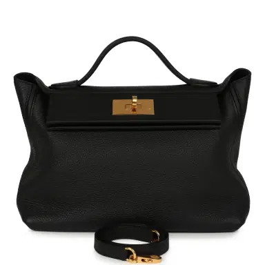 HERMÈS Hermes 24/24 29 Black Togo, Swift Gold Hardware | Thumbnail 1 HERMÈS Hermes 24/24 29 Black Togo, Swift Gold Hardware | Thumbnail 1