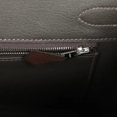 HERMÈS Hermes Birkin 30 Ebene Barenia Faubourg Palladium Hardware | Thumbnail 8 HERMÈS Hermes Birkin 30 Ebene Barenia Faubourg Palladium Hardware | Thumbnail 8