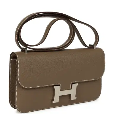 HERMÈS Hermes Constance Elan Etoupe Epsom Palladium Hardware | Thumbnail 2 HERMÈS Hermes Constance Elan Etoupe Epsom Palladium Hardware | Thumbnail 2