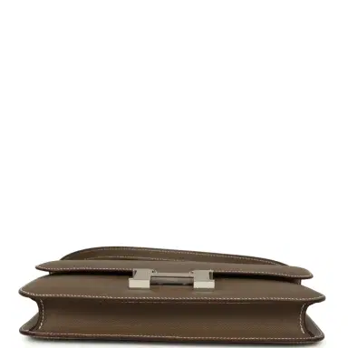 HERMÈS Hermes Constance Elan Etoupe Epsom Palladium Hardware | Thumbnail 6 HERMÈS Hermes Constance Elan Etoupe Epsom Palladium Hardware | Thumbnail 6