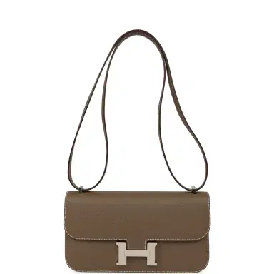 HERMÈS Hermes Constance Elan Etoupe Epsom Palladium Hardware | Thumbnail 7 HERMÈS Hermes Constance Elan Etoupe Epsom Palladium Hardware | Thumbnail 7