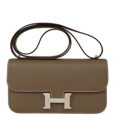 HERMÈS Hermes Constance Elan Etoupe Epsom Palladium Hardware | Thumbnail 1 HERMÈS Hermes Constance Elan Etoupe Epsom Palladium Hardware | Thumbnail 1