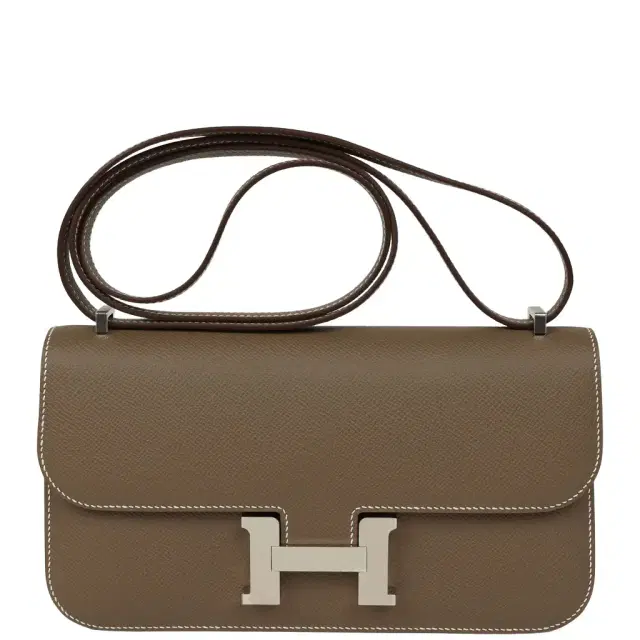 HERMÈS Hermes Constance Elan Etoupe Epsom Palladium Hardware