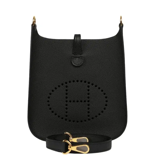 HERMÈS Hermes Evelyne Sellier TPM Black Epsom Gold Hardware