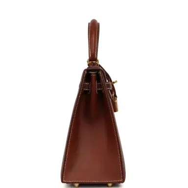HERMÈS Pre-owned Hermes Kelly Sellier 25 Fauve Barenia Gold Hardware | Thumbnail 3 HERMÈS Pre-owned Hermes Kelly Sellier 25 Fauve Barenia Gold Hardware | Thumbnail 3