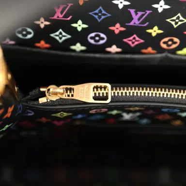 Louis Vuitton Pre-owned Louis Vuitton X Takashi Murakami Capucines MM Black Taurillon, Multicolored Monogram Gold Hardware | Thumbnail 11 Louis Vuitton Pre-owned Louis Vuitton X Takashi Murakami Capucines MM Black Taurillon, Multicolored Monogram Gold Hardware | Thumbnail 11