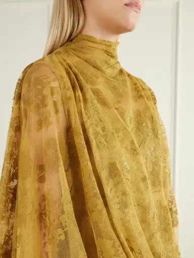 Zimmermann Ascent Bow-detail Gathered Lace Gown | Thumbnail 4 Zimmermann Ascent Bow-detail Gathered Lace Gown | Thumbnail 4