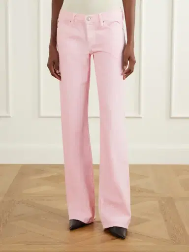 Frame The Gray Regenerative-cotton Low-rise Wide-leg Jeans | Thumbnail 3