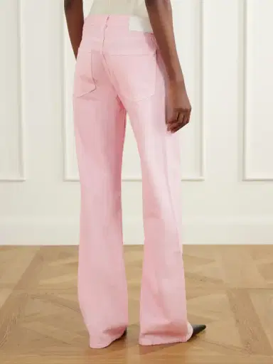 Frame The Gray Regenerative-cotton Low-rise Wide-leg Jeans | Thumbnail 4