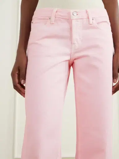 Frame The Gray Regenerative-cotton Low-rise Wide-leg Jeans | Thumbnail 5