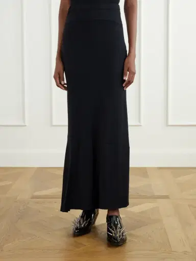 Junya Watanabe Wool-jersey Maxi Skirt | Thumbnail 3 Junya Watanabe Wool-jersey Maxi Skirt | Thumbnail 3