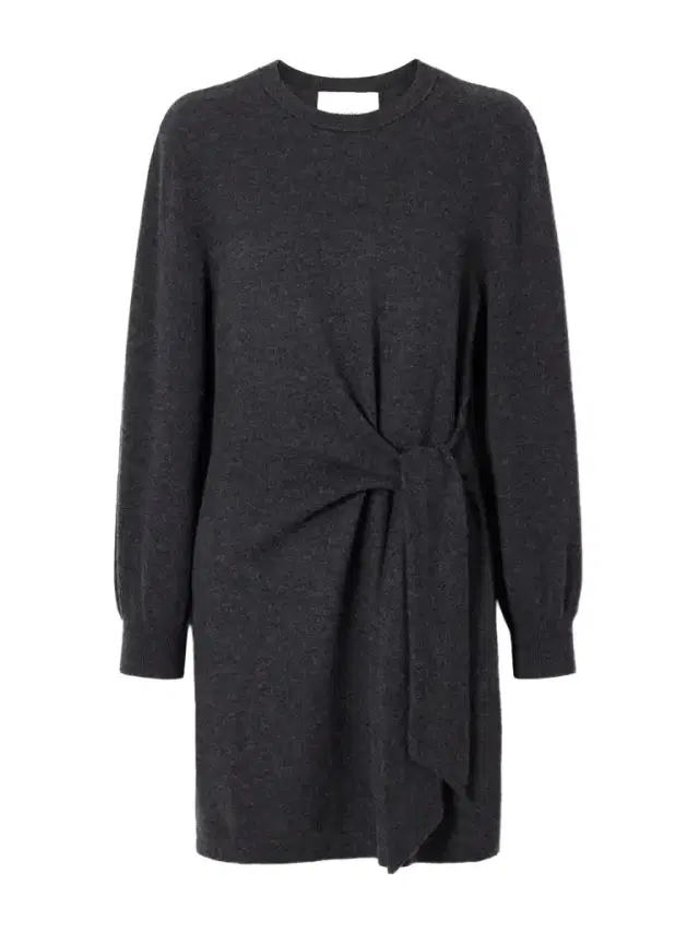 Lisa Yang Abrielle Knotted Cashmere Mini Dress