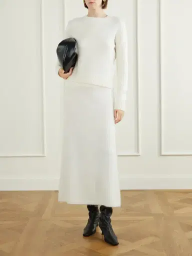 Lisa Yang Asta Brushed-cashmere Midi Skirt | Thumbnail 2