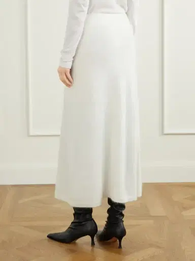 Lisa Yang Asta Brushed-cashmere Midi Skirt | Thumbnail 4