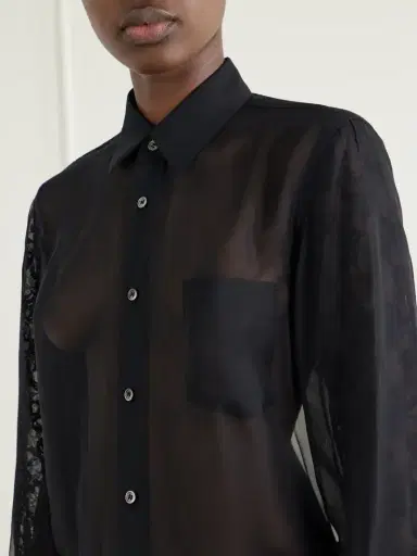 Comme des Garçons Georgette Shirt | Thumbnail 5 Comme des Garçons Georgette Shirt | Thumbnail 5
